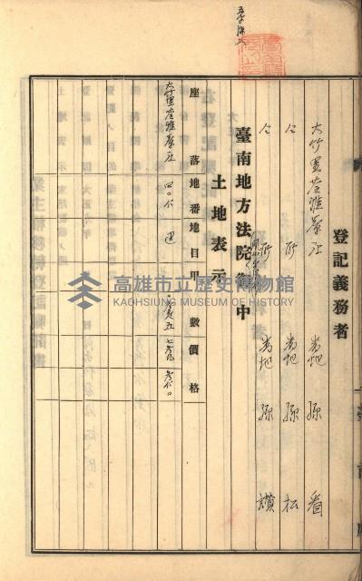 州財產－罹災救助基金所屬地築港用地買收關係
（罹災救助－二十之二）藏品圖，第12張