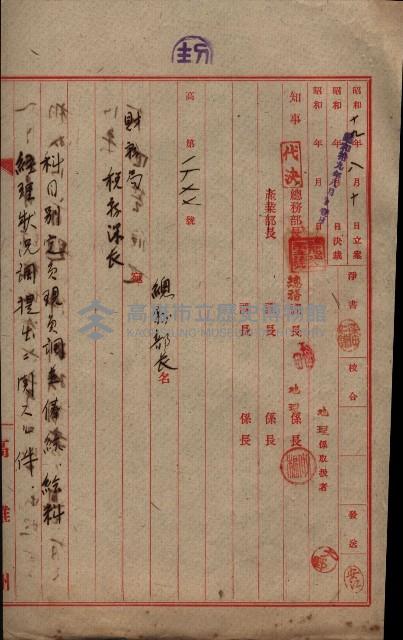 官有地整理費豫算關係（地理係）藏品圖，第13張