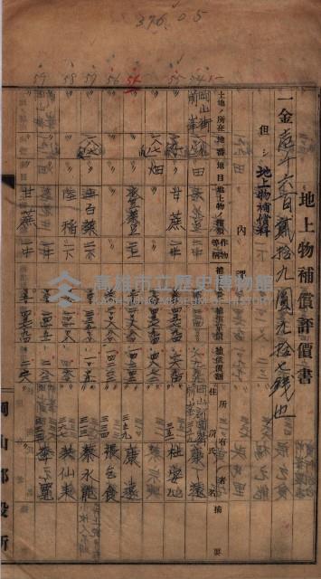 高臨營第一號ノ內九第（1）號借地
（前峯、港口崙、後協）藏品圖，第13張