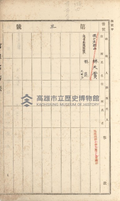 湖內庄官租名寄帳（六冊之內第八號）藏品圖，第13張