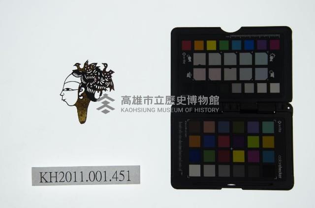 皮影戲偶頭-旦藏品圖，第1張