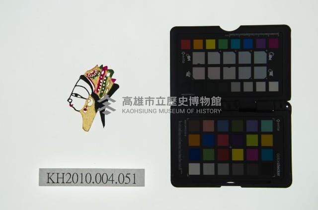皮影戲偶頭 旦藏品圖，第1張