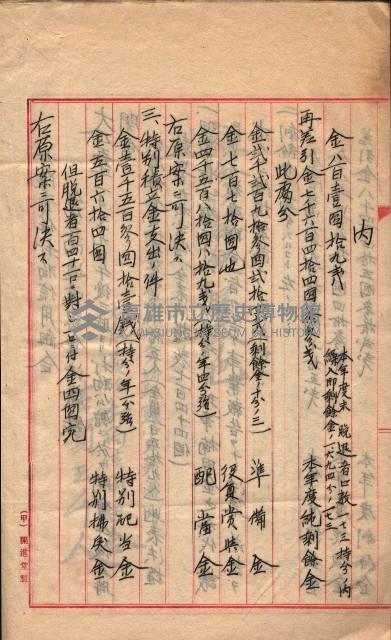 產業組合登記－
申請書、囑託書、通知書附屬書類綴入帳 （申產第四號）藏品圖，第53張