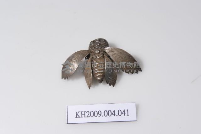 銀蟬形鉤飾藏品圖，第1張