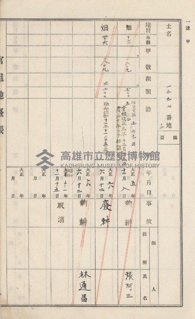 美濃庄官租地臺帳（二冊之內第一號）藏品圖，第43張
