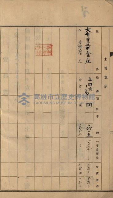 州財產－罹災救助買收土地登記藏品圖，第44張