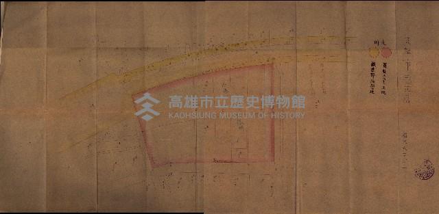 鐵道部買收用地（三塊厝、枋寮、佳冬）
（鐵道部十八之十一）藏品圖，第43張