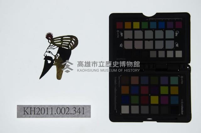 皮影戲偶頭-末藏品圖，第1張