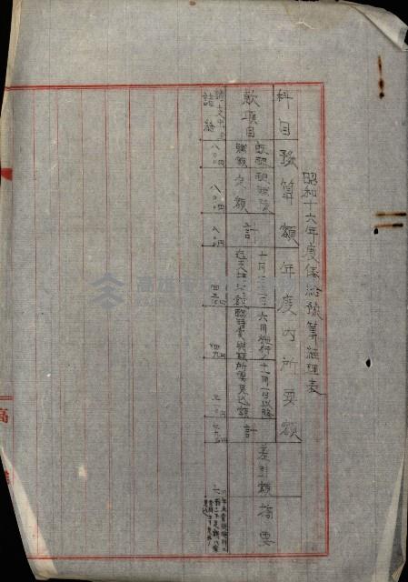 海軍豫算關係藏品圖，第485張