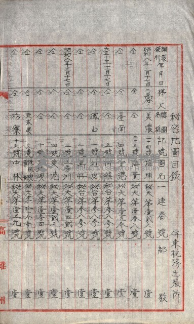 祕密地圖ニ關スル書類（高雄州）藏品圖，第790張
