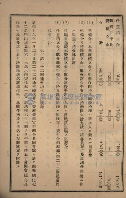 貸渡（旗山郡－許可人美濃信用組合）藏品圖，第188張