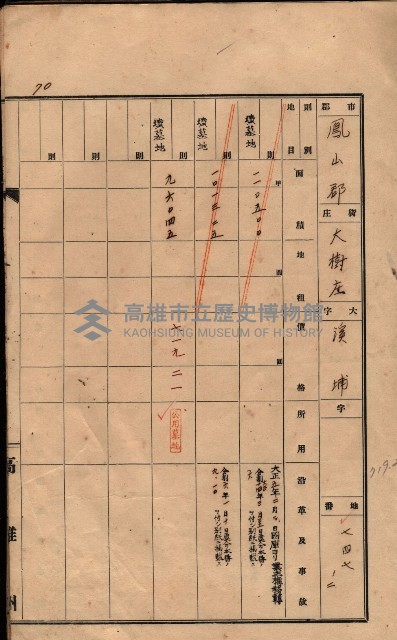 州有墓地臺帳（鳳山郡）藏品圖，第83張