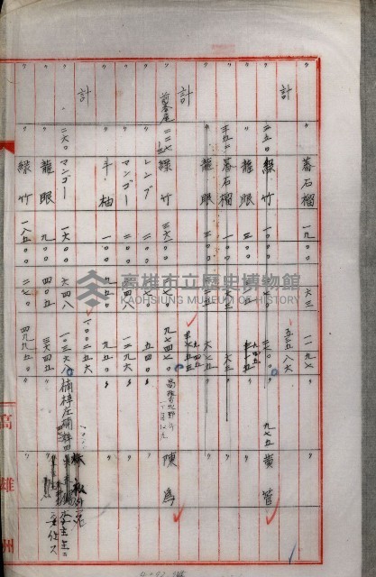 土地買收綴
（內惟、前峯尾、埤子頭、左營）藏品圖，第83張