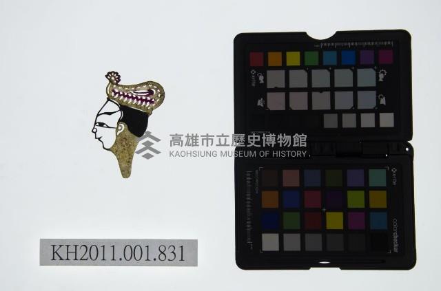 皮影戲偶頭-生藏品圖，第1張