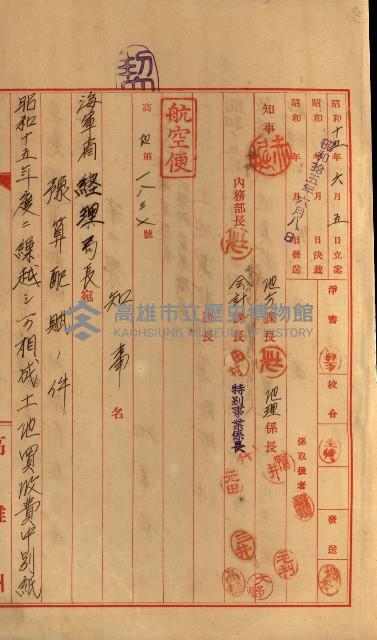 海軍豫算關係藏品圖，第635張