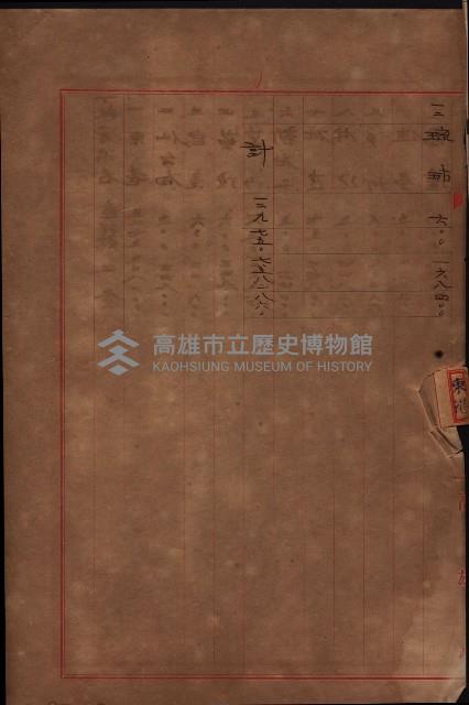 屠場建物臺帳（高雄州）藏品圖，第133張