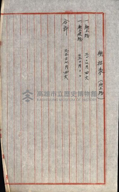 結核療養所用地買收綴藏品圖，第133張