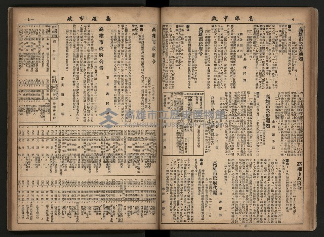《高雄市政合訂本第三冊（50期-75期）》藏品圖，第32張