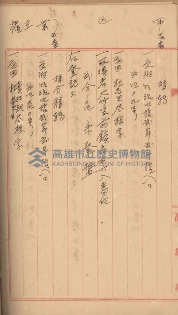 州財產－罹災救助基金所屬地ニ関スル登記原議書
（罹災救助－二十之五）藏品圖，第334張