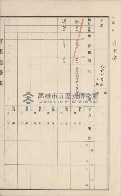 美濃庄官租地臺帳（二冊之內第二號）藏品圖，第173張