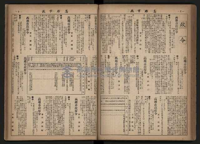 《高雄市政合訂本第三冊（50期-75期）》藏品圖，第72張