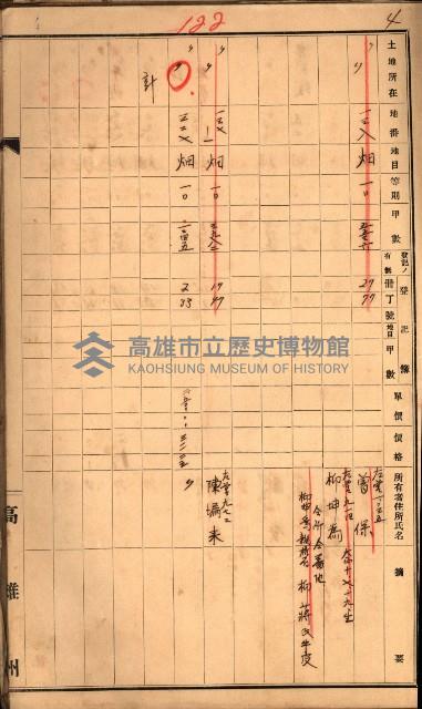 買收調書－左營、前峰尾、埤子頭、內惟
（買收關係－卅八之十）藏品圖，第73張