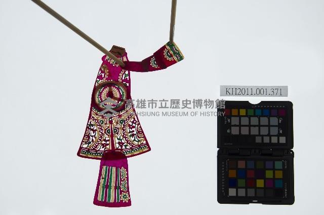 皮影戲簽桿立身偶-官夫人（偶身）藏品圖，第1張