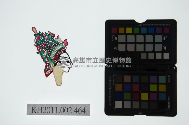 皮影戲偶頭-生藏品圖，第1張