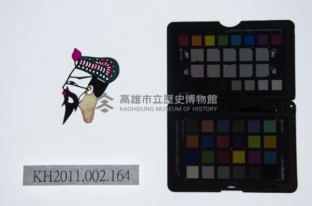 皮影戲偶頭-末藏品圖，第1張