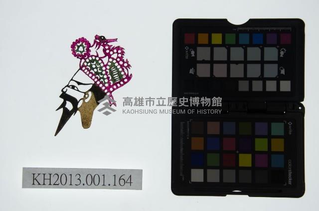 皮影戲偶頭-末藏品圖，第1張