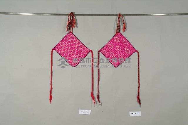 卑南族女子禮裝用浮織紋腳絆藏品圖，第1張