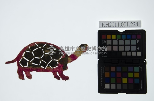 皮影戲動物偶-烏龜藏品圖，第1張