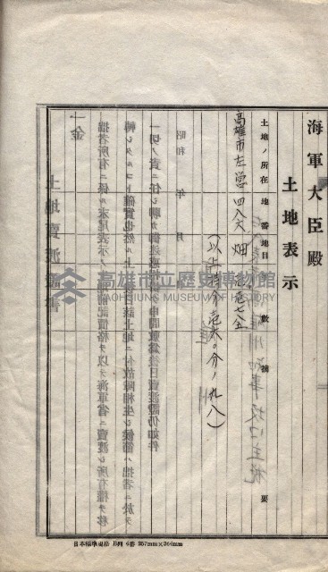 海軍關係賣拂綴藏品圖，第228張