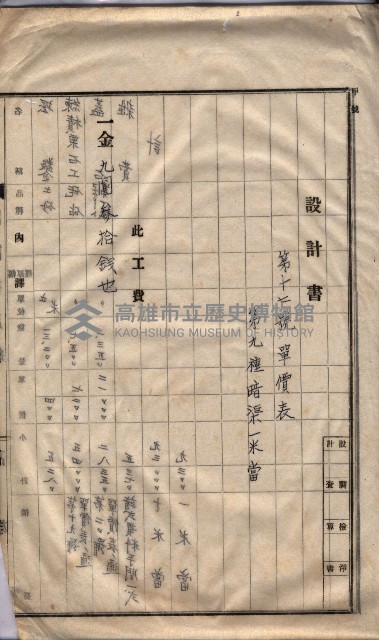 林德官土地區劃整理關係
（林德官、五塊厝關係－九之九）藏品圖，第132張