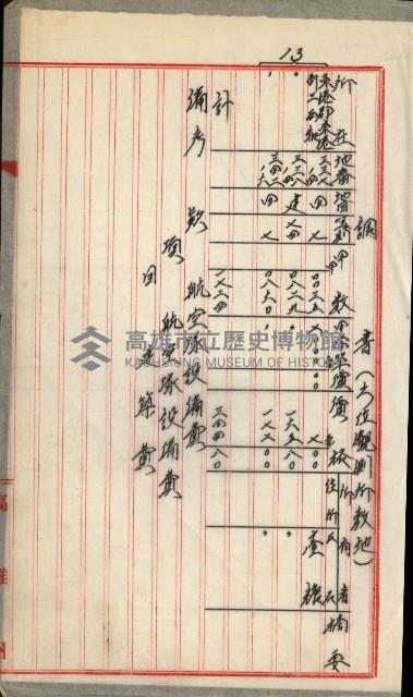 土地代金支拂明細書（鳳山公共用地）藏品圖，第28張