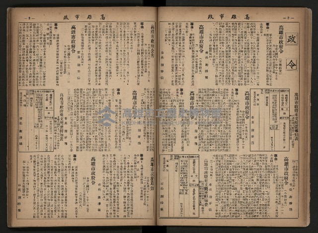 《高雄市政合訂本第三冊（50期-75期）》藏品圖，第27張
