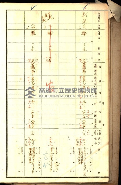 鳳山郡（官有地價格一筆限調書）藏品圖，第28張