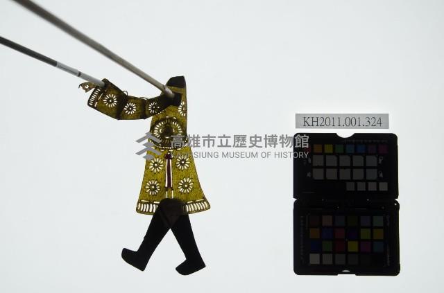 皮影戲簽桿立身偶-道長（偶身）藏品圖，第1張