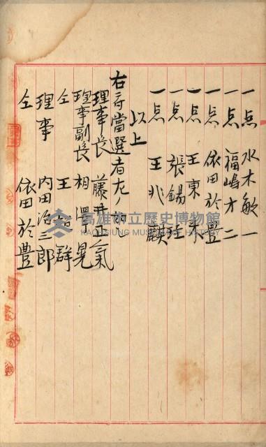 法人登記、申請書、通知書、屆書
附屬書類綴込帳
（申法第六號）藏品圖，第108張