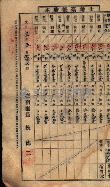 土地臺帳謄本綴入帳藏品圖，第108張