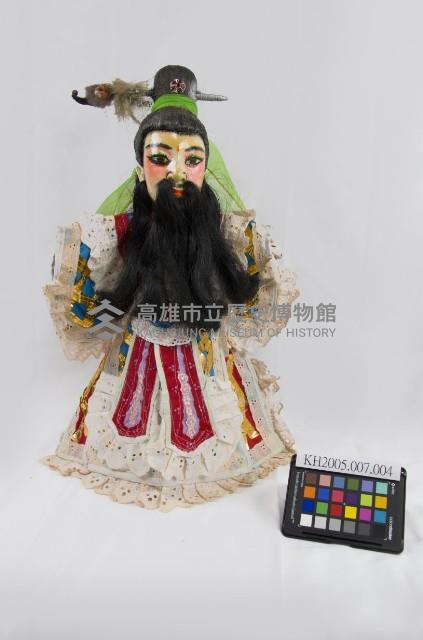 布袋戲偶-老生木偶藏品圖，第1張