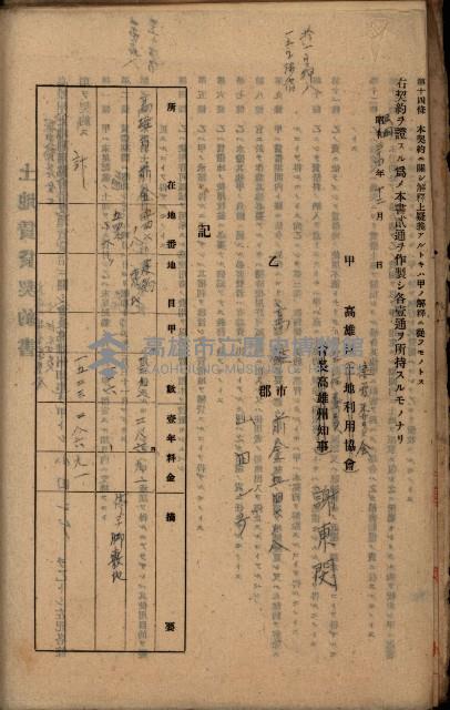 罹災救助基金貸下綴（高雄市）藏品圖，第7張