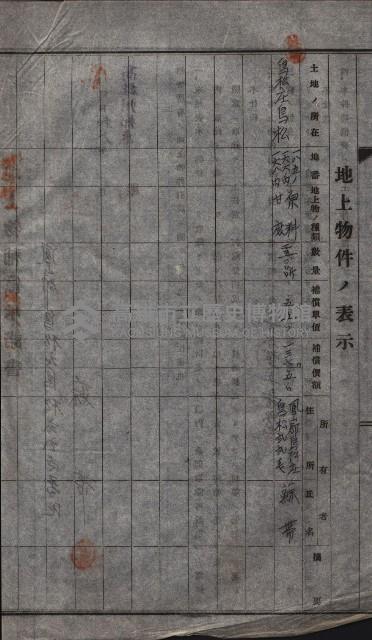 高雄工業用水道用地買收其二
（買收關係－卅八之十六）藏品圖，第8張