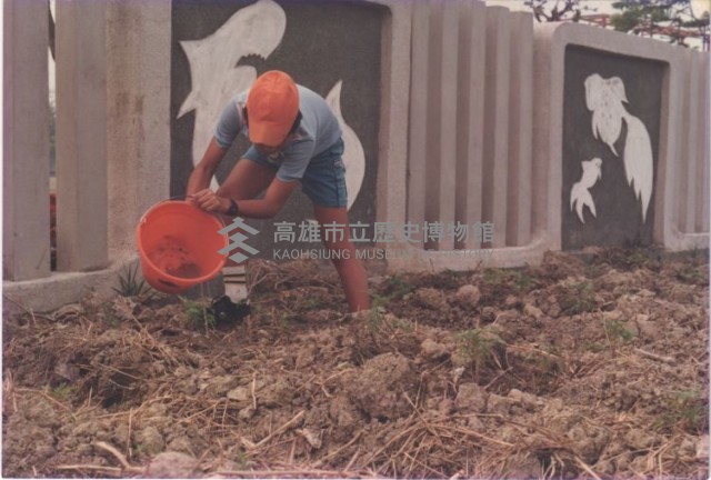 學生協助植栽藏品圖，第1張