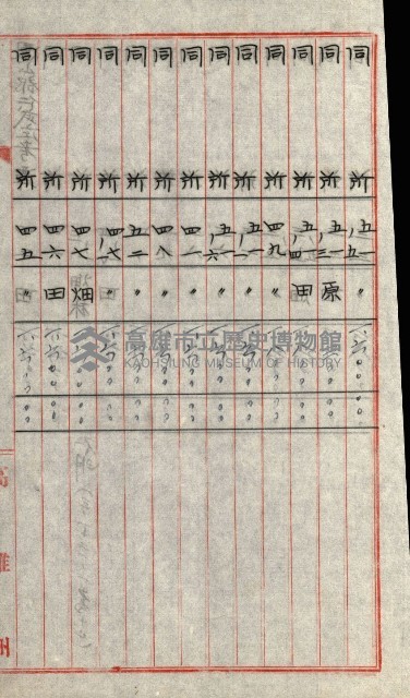 陸軍用地關係綴（評價關係）藏品圖，第533張