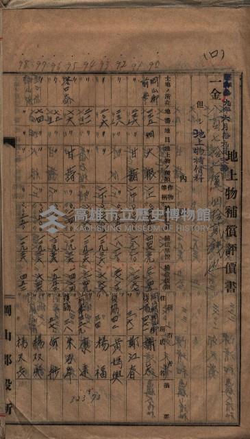 高臨營第一號ノ內三第（1）號
高臨營第一號ノ內九第（1）號
（施機第一九一、零一二番電）藏品圖，第118張