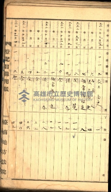 建物登記申請書、囑託書、通知書
附屬書類綴込帳（建申第壱號）藏品圖，第18張