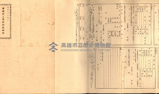 州有地無償貸付綴－高雄市立商工專修學校新築工事
（土地貸下關係－廿七之十六）藏品圖，第18張