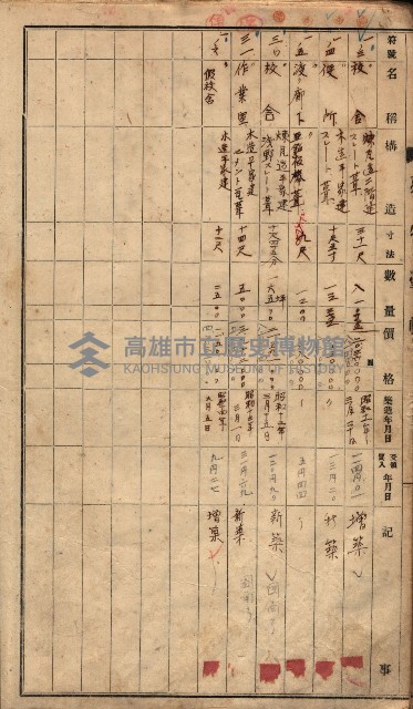 建物臺帳（高雄市－州有官舍）藏品圖，第18張
