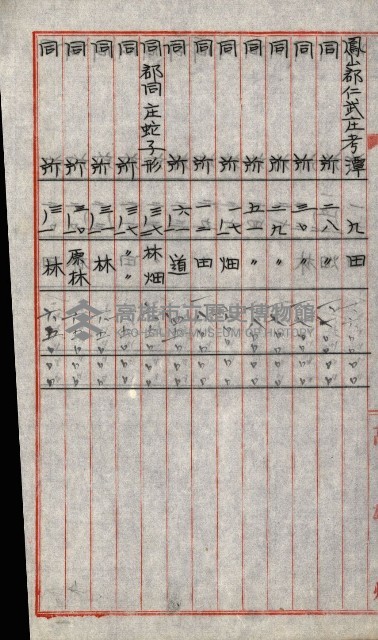 陸軍用地關係綴（評價關係）藏品圖，第573張